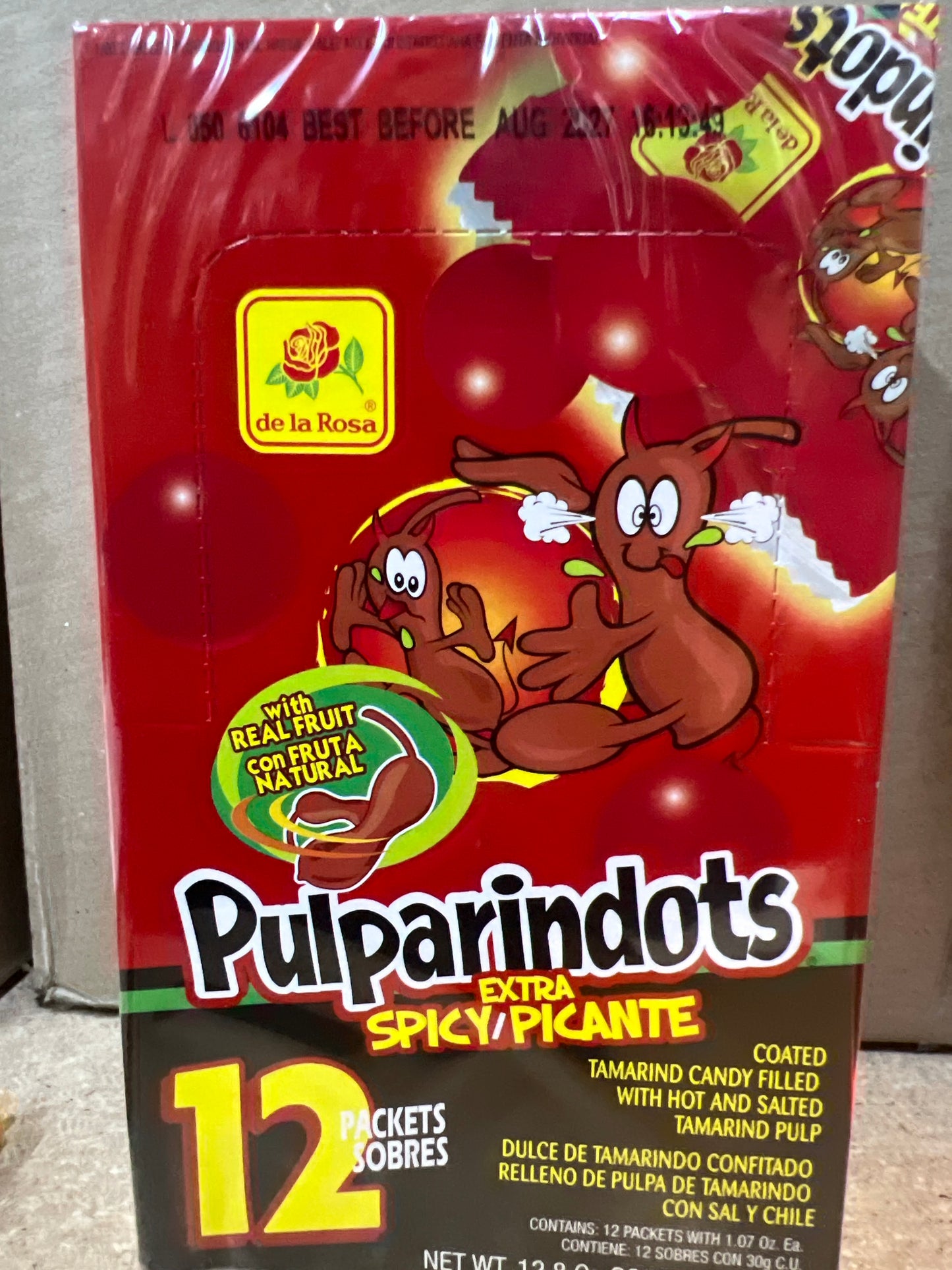 Dlr Pulparindots X-Hot 12unid.