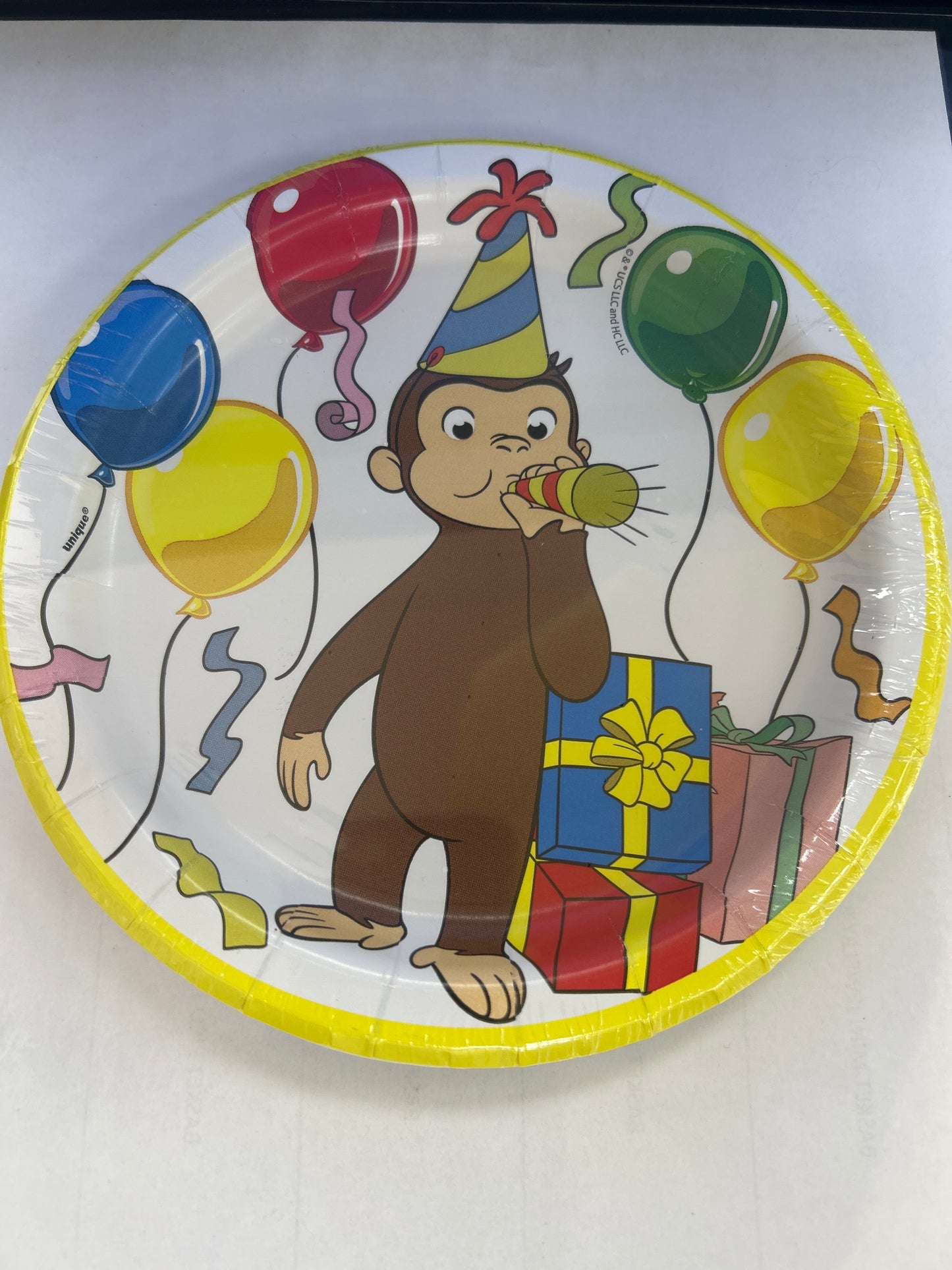 Curious George 7” Plates 8CT