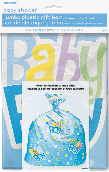 Plastic Gift Bag Blue