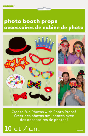 Birthday Photo Props 10ct