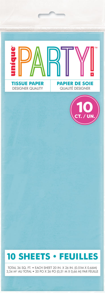 Assorted Baby Blue Tissue Sheet