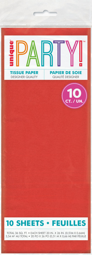 Assorted Red Tissue Sheet
