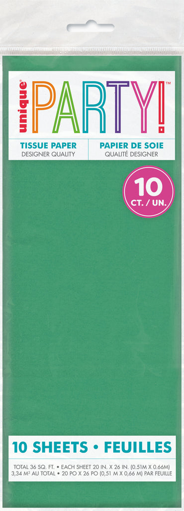 Assorted Green Tissue Sheet