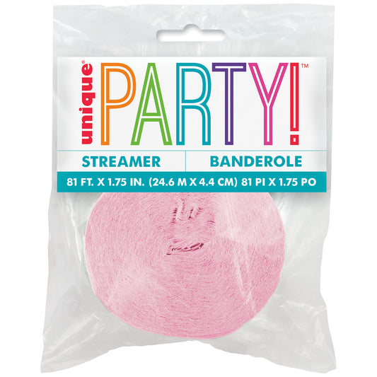 Crepe Streamer Pink