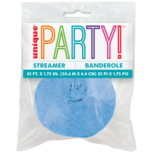 Crepe Streamer Baby Blue