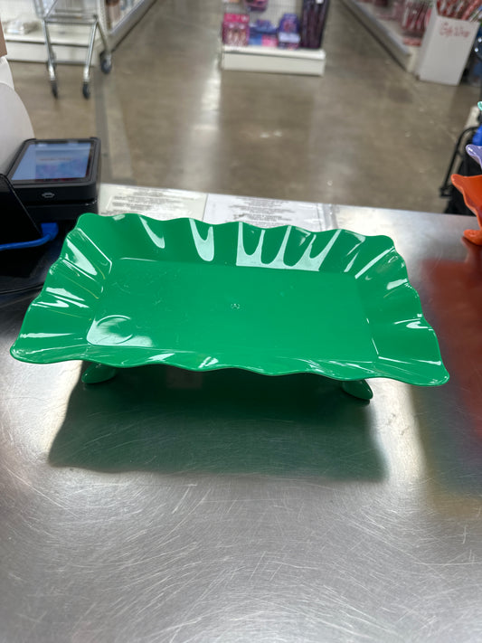 Soporte escalonado de plástico para dulces - Verde