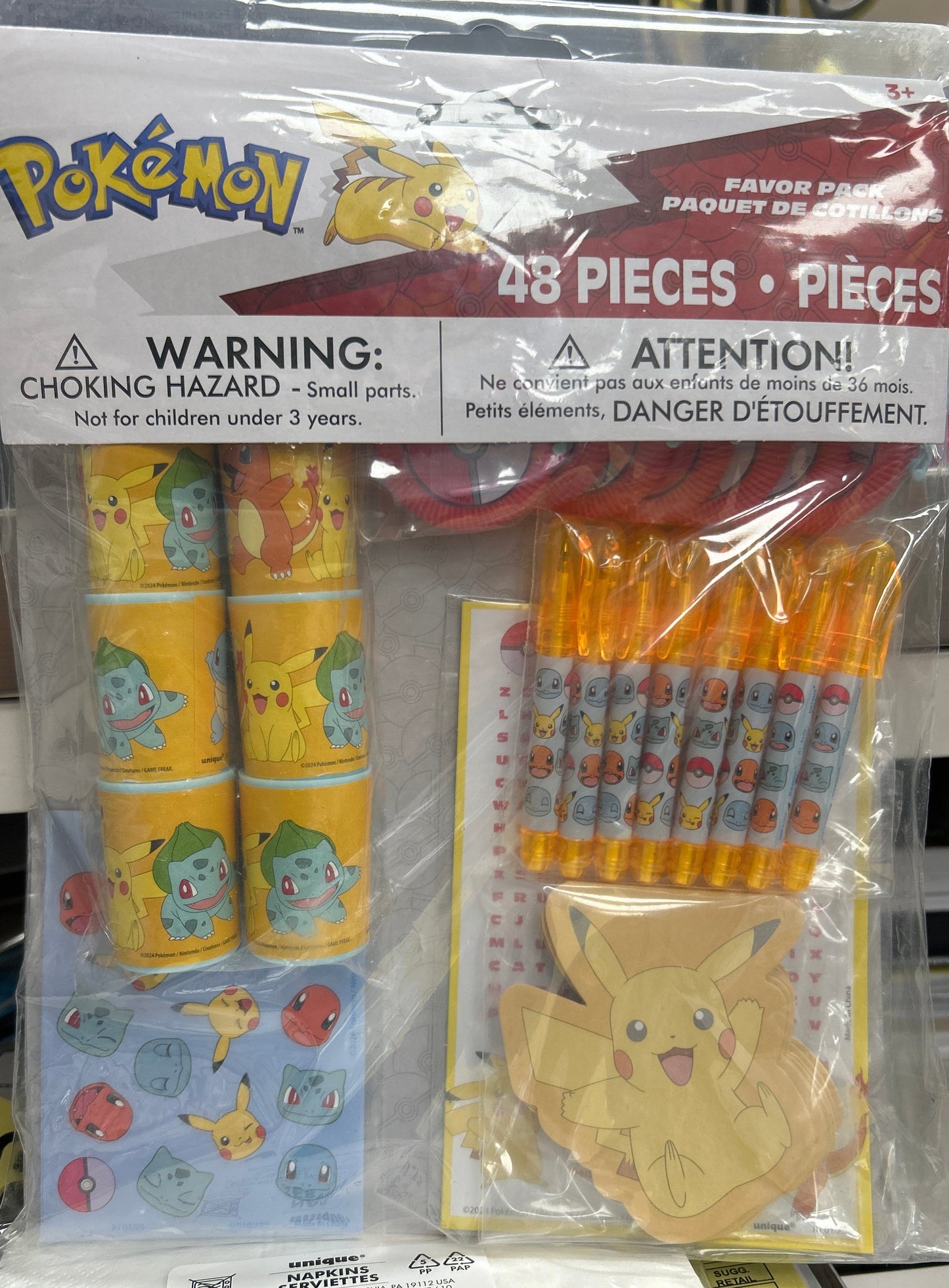 Pokémon Party Favor 48pc
