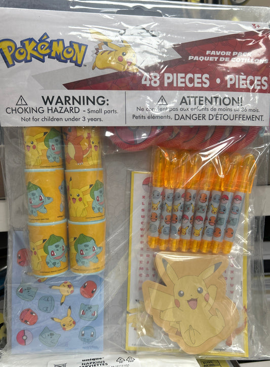 Pokémon Party Favor 48pc