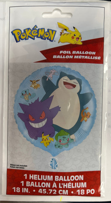 Globo de aluminio Pokémon de 18"