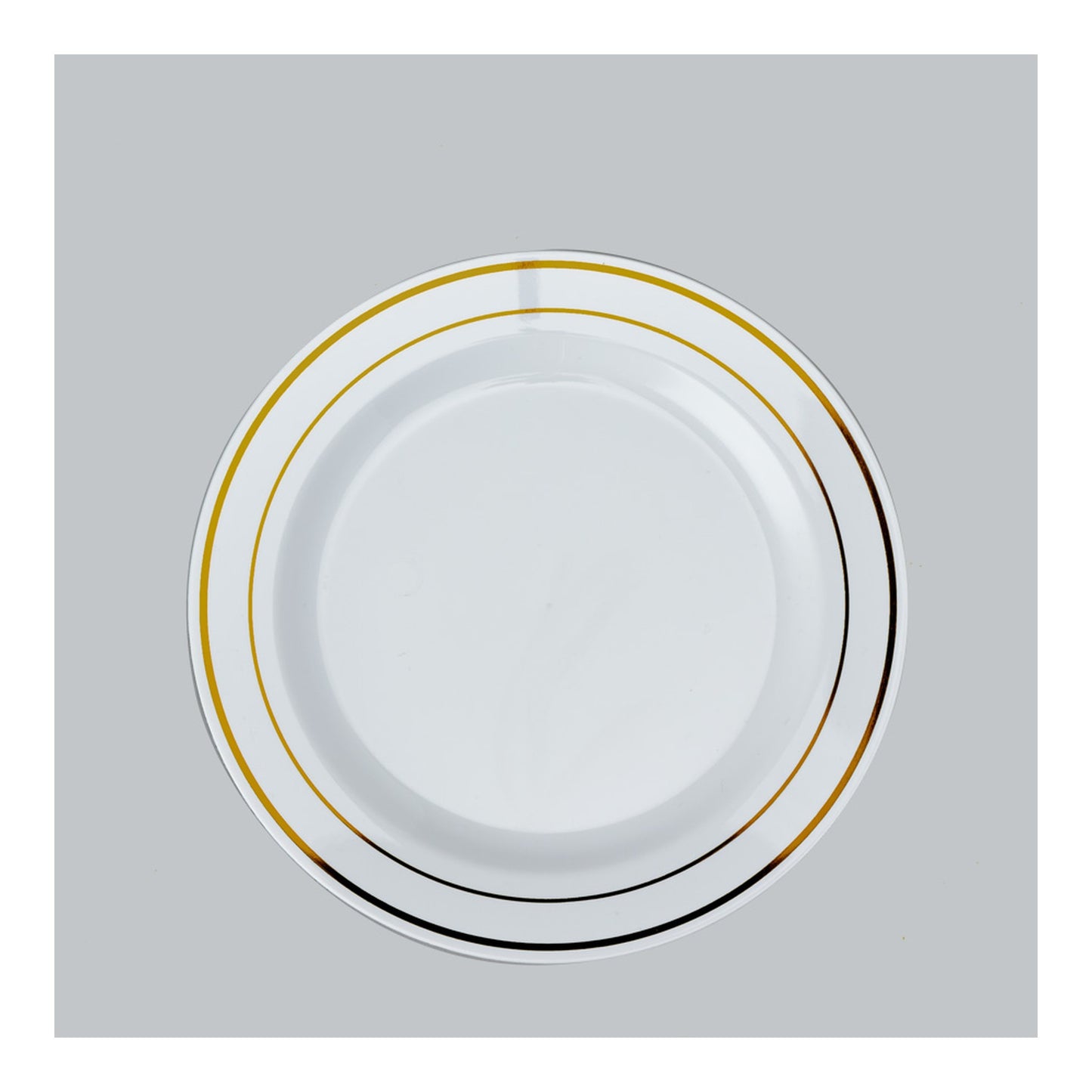 7" Plate with Ring Gold
