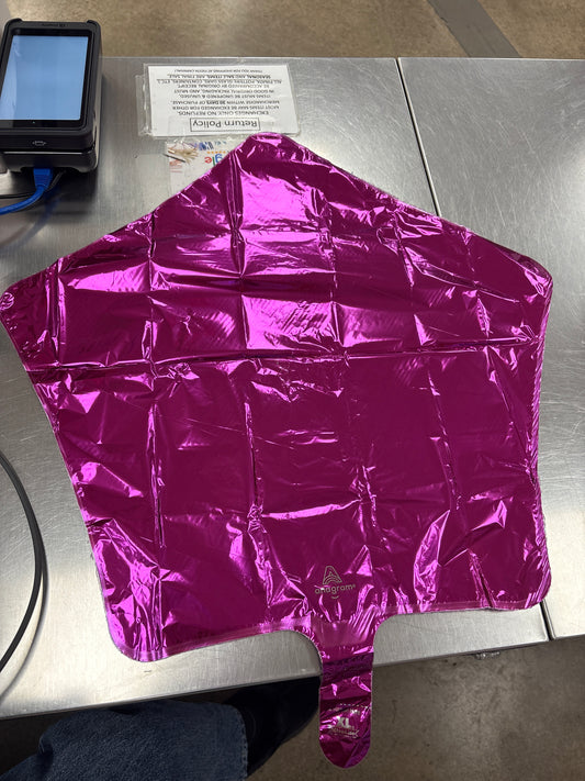 Fuchsia Foil Balloon 18"
