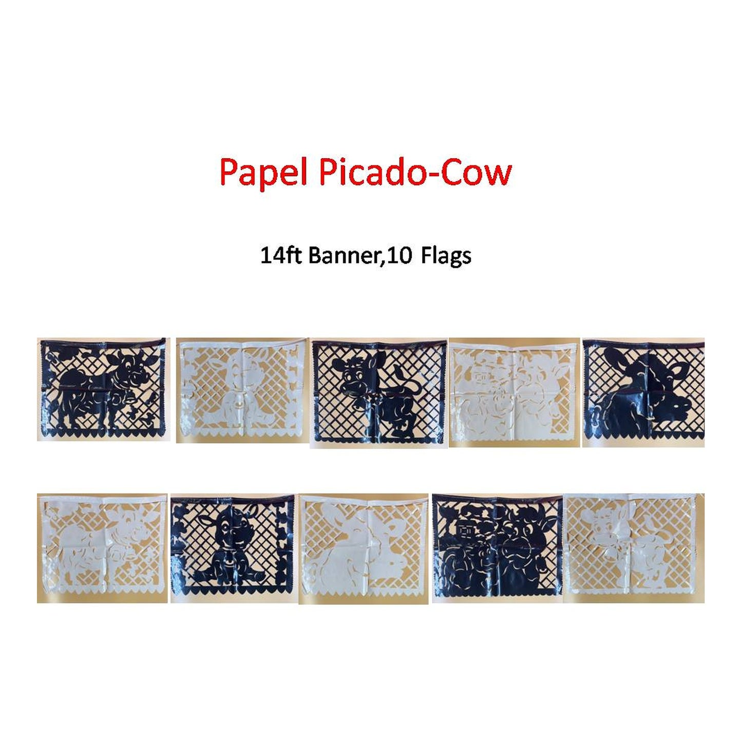 (c) Papel Picado Cow
