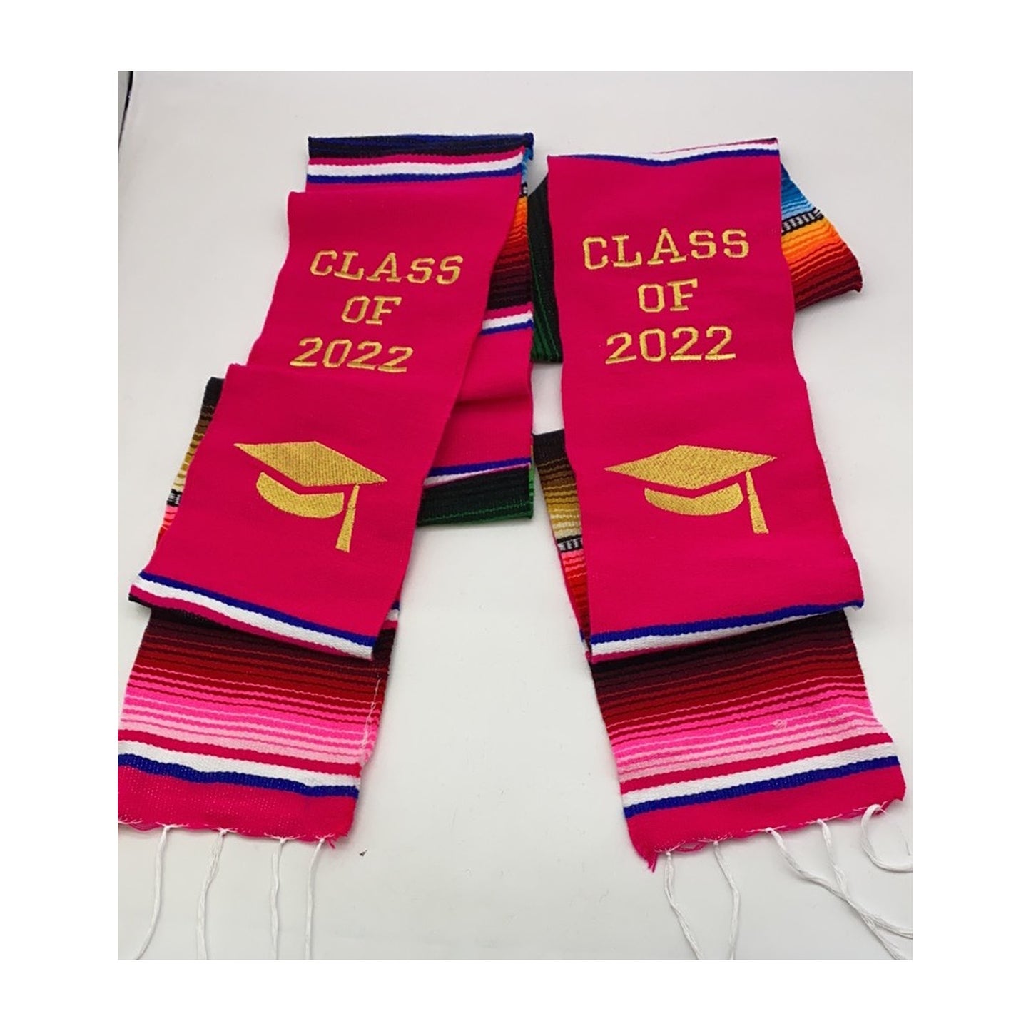 (c) Sarape Graduation Stole Fushsia