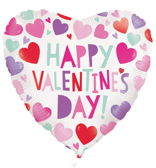 Smiling Heart Foil Balloon 18"