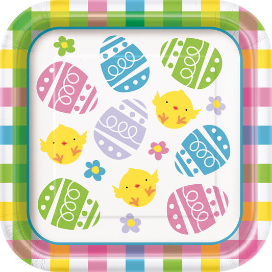 Plates Easter 10ct
