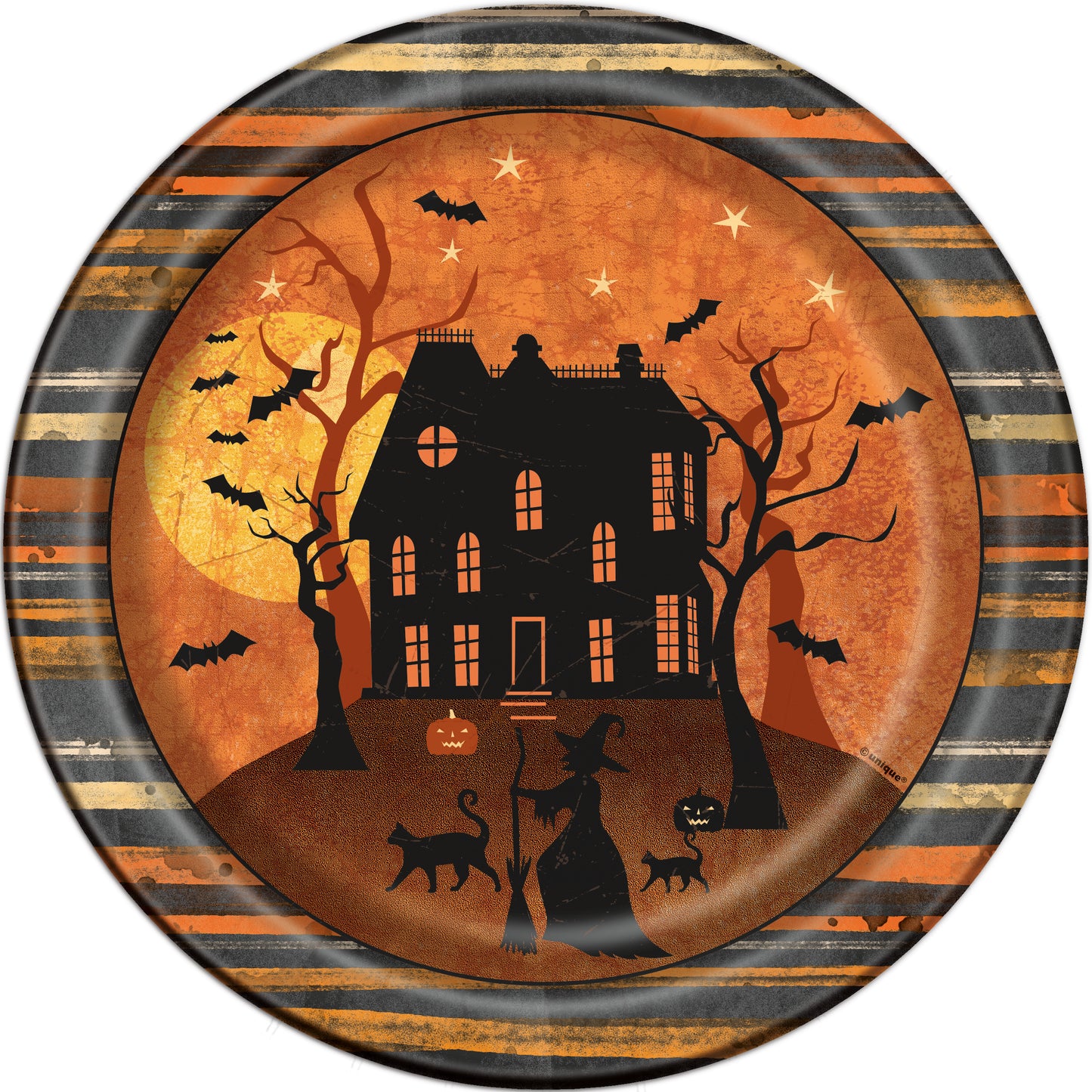 Plato 9" Halloween 8 unidades