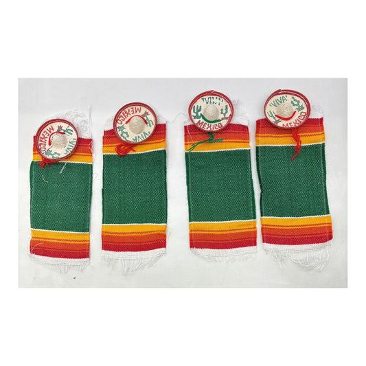 Sombrero with Sarape 4set