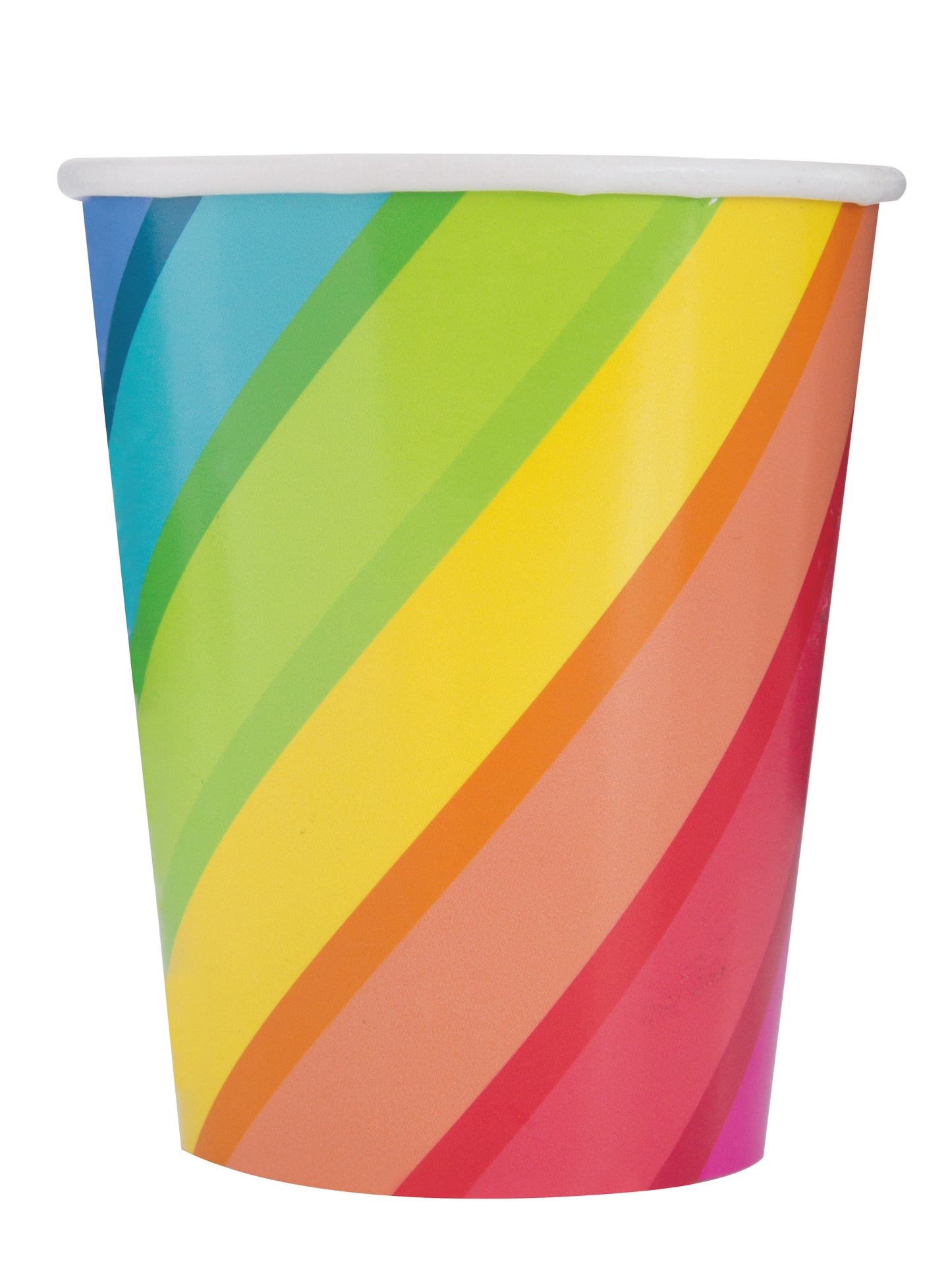 9oz Balloon/Rainbow Birthday Cup 8ct