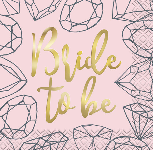 Bride to Be Napkin 16ct