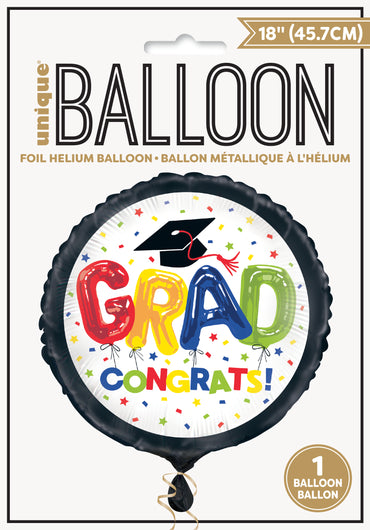 Grad Balloon Foil Balloon 18"