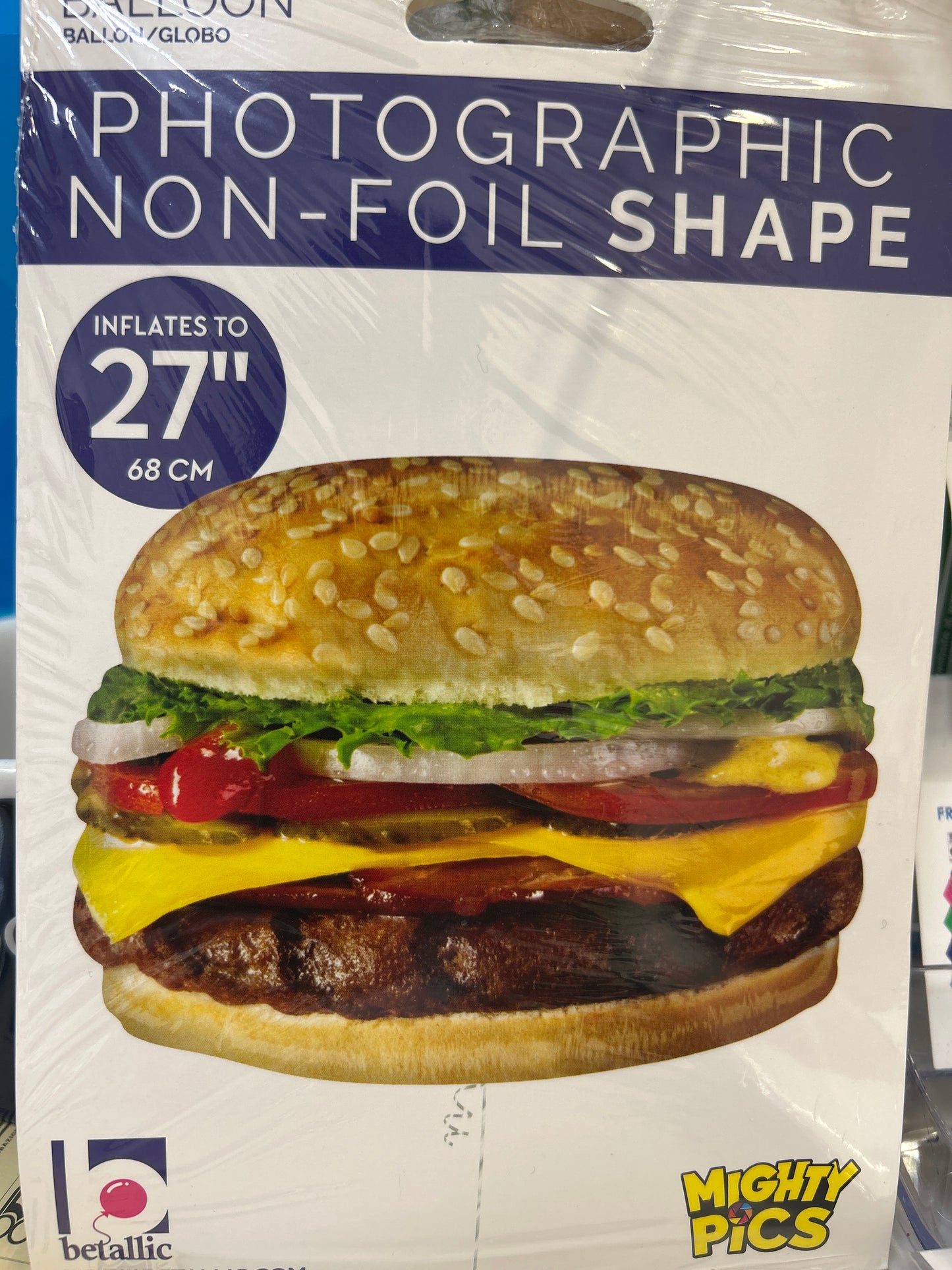 Mighty Bright 31" Cheeseburger Shape