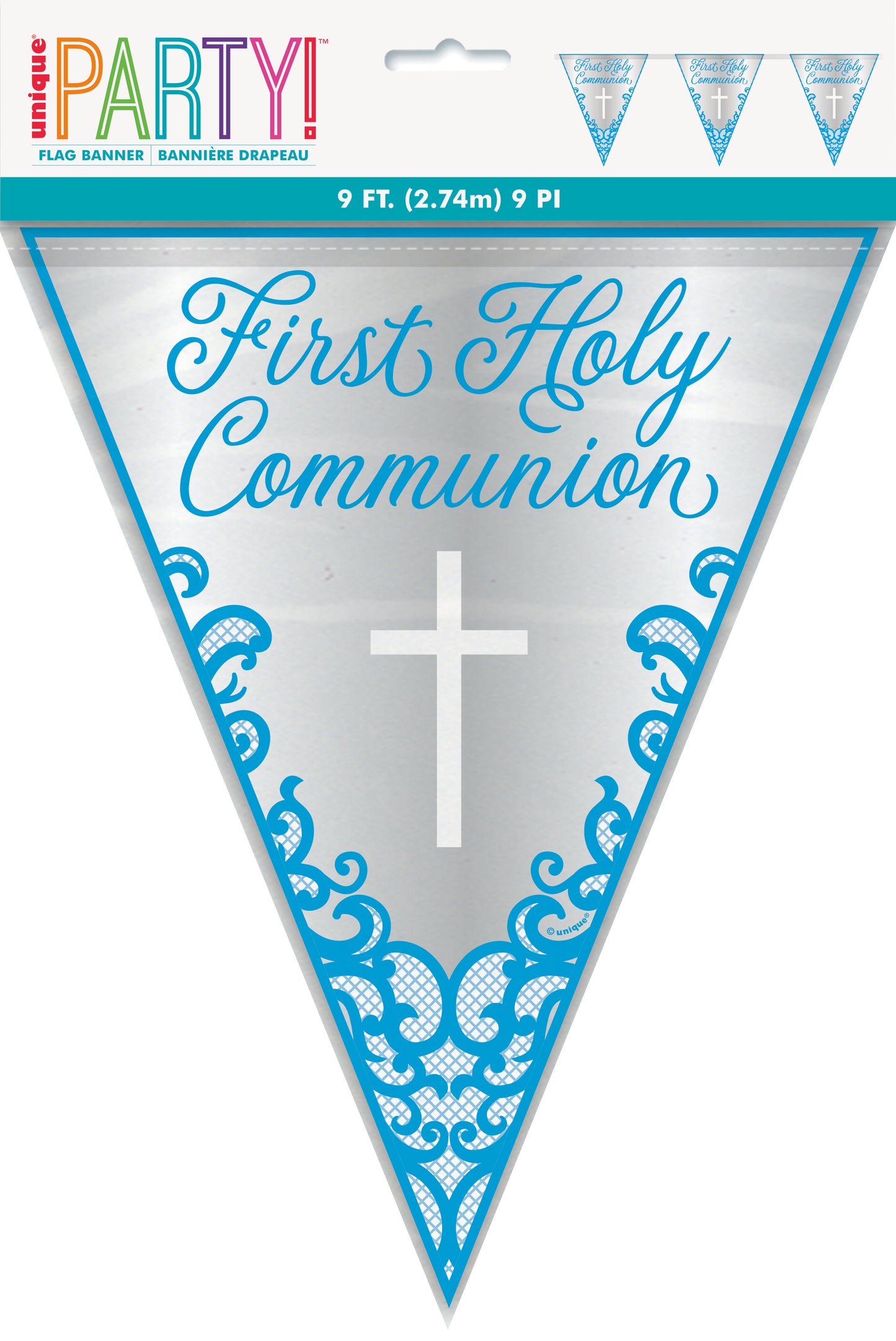 Communion Banner Blue