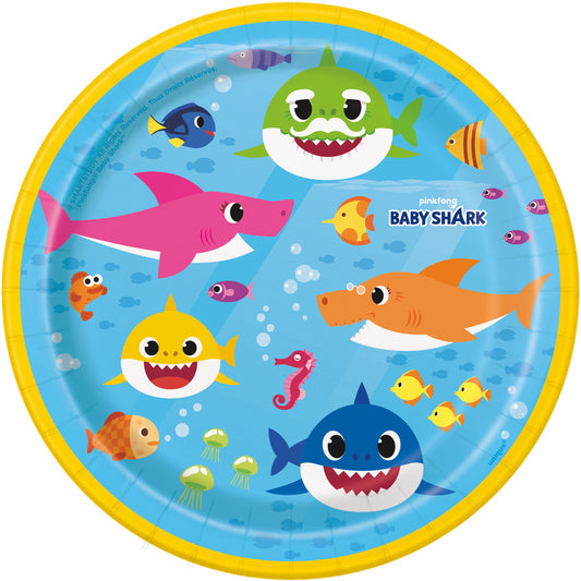 7" Plate Baby Shark