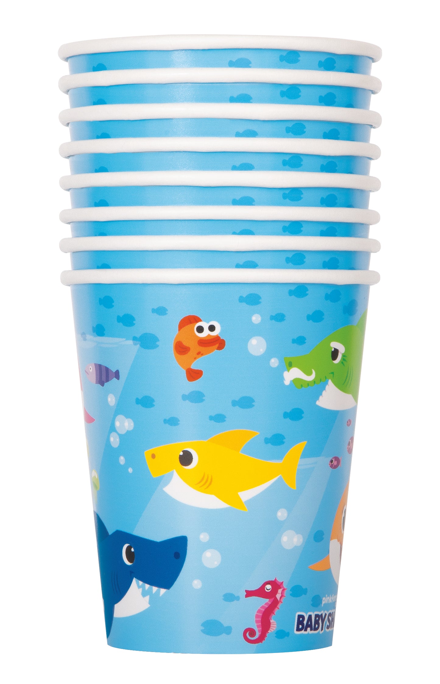 Vaso Tiburones Bebés 9oz 8pz