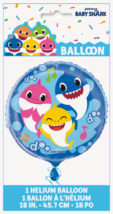 Baby Shark Foil Balloon 18"