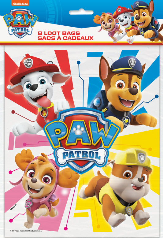 Loot Bag Paw Patrol 8ct
