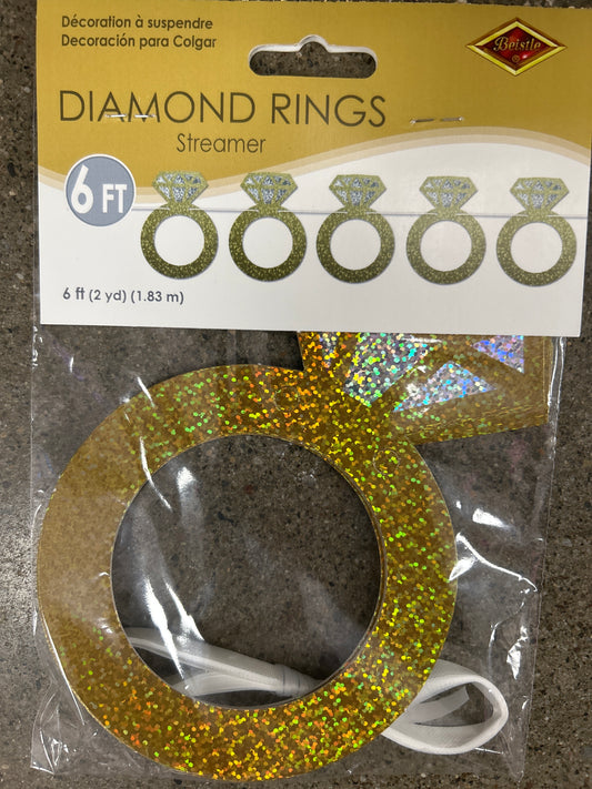 Guirnalda de Anillos de Diamantes de 6 pies