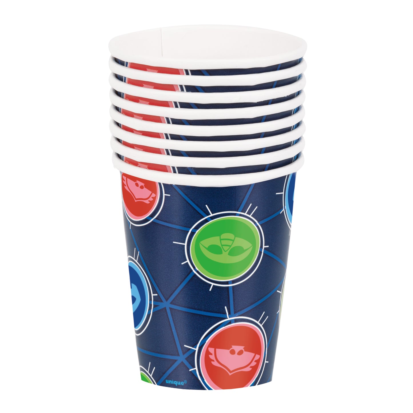 Vaso PJ Masks de 9 oz, 8 unidades