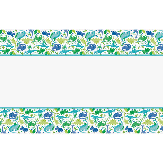 Table Cover Blue & Green Dinosaur