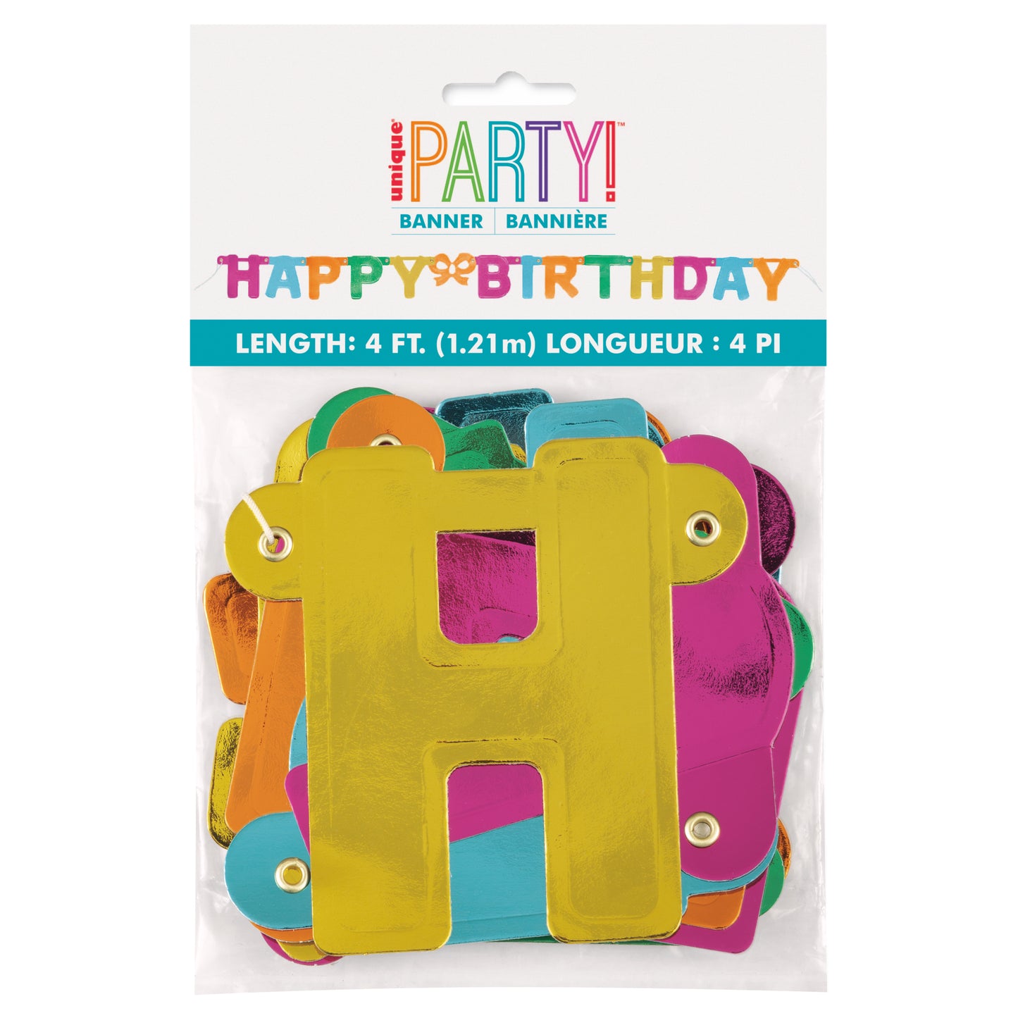 Rainbow Happy Birthday Banner