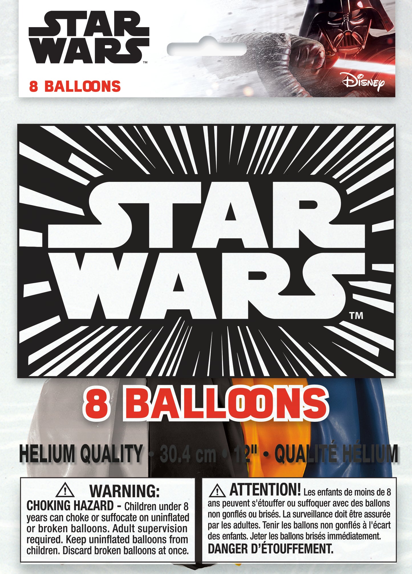 Star Wars 8ct Latex Balloon 12"