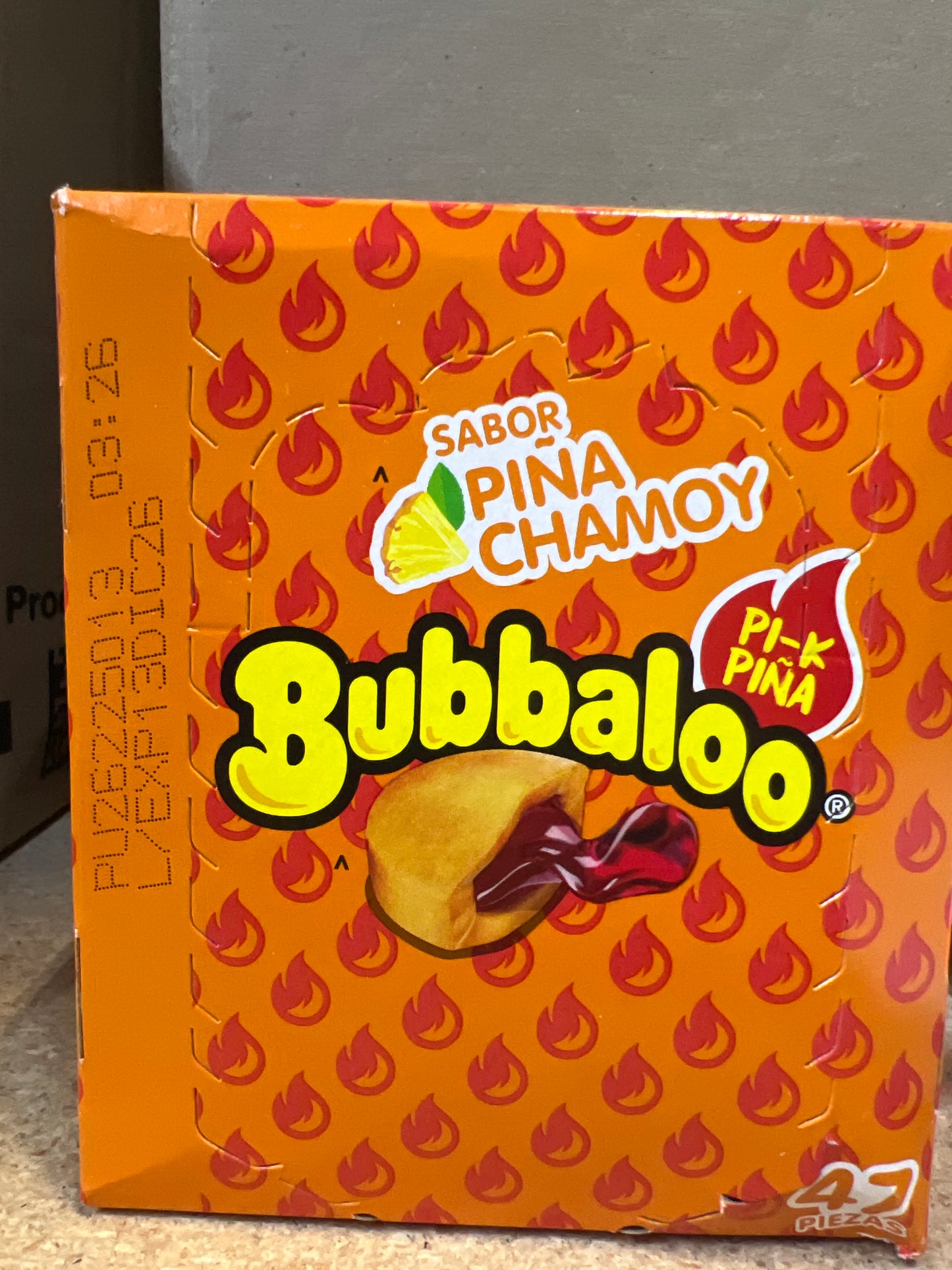 Adams Chicle Bubbaloo Pina Chamoy