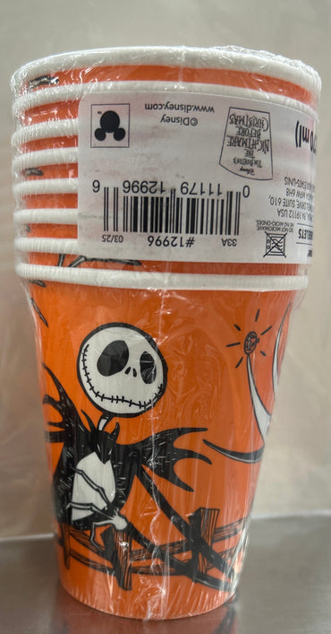 Nightmare Before X-mas 9'' cup 8ct