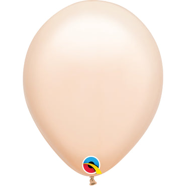 Globo de látex Qualatex Balloon Blush 100 unidades 28 cm