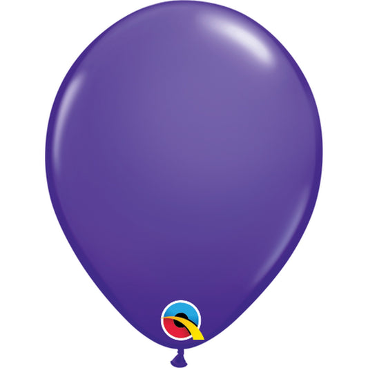 Qualatex Balloon Purple Violet 100ct Latex Balloon 5"