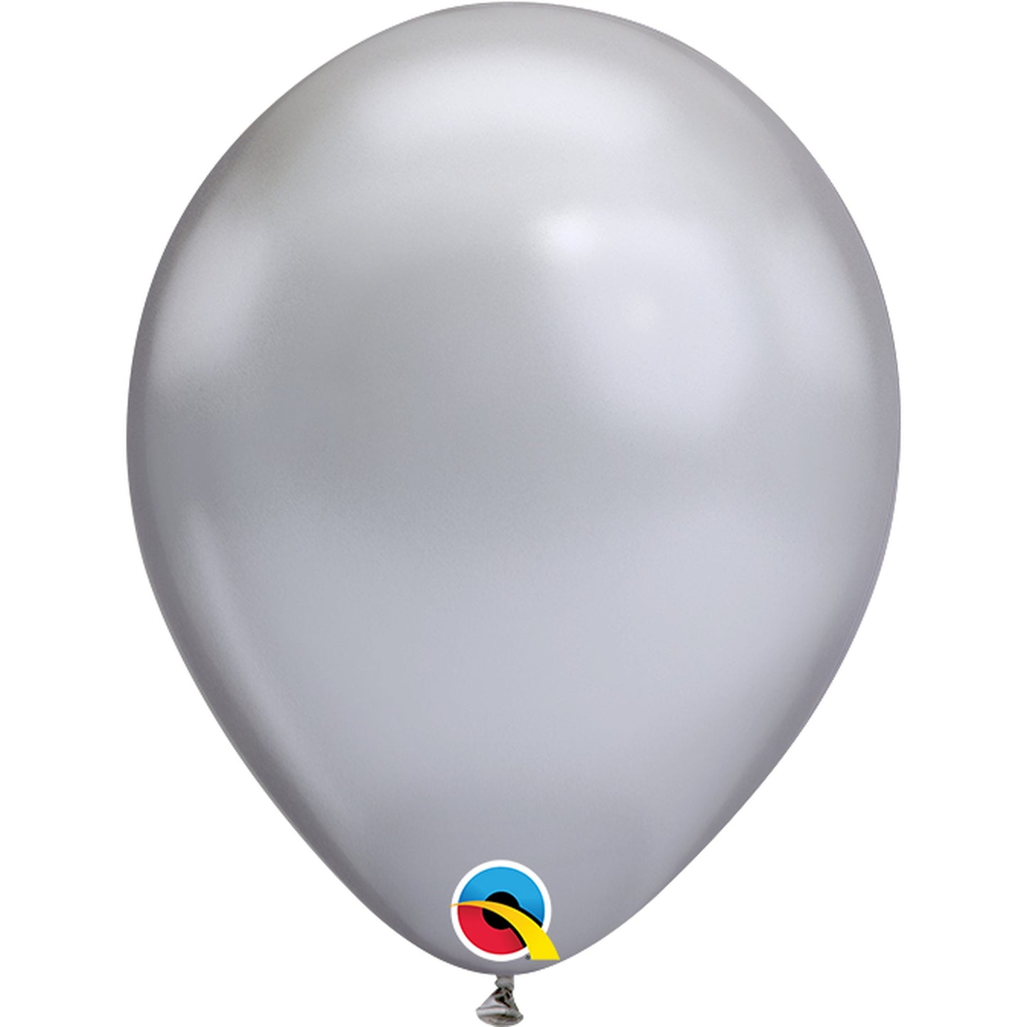Qualatex Balloon Chrome Silver 100ct Latex Balloon 7"