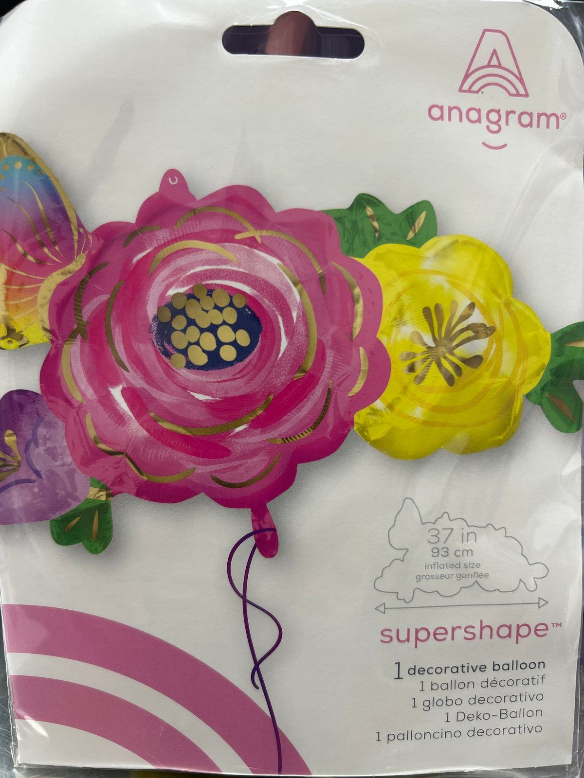 SuperShape XL Beautiful Flowers & Butterfly