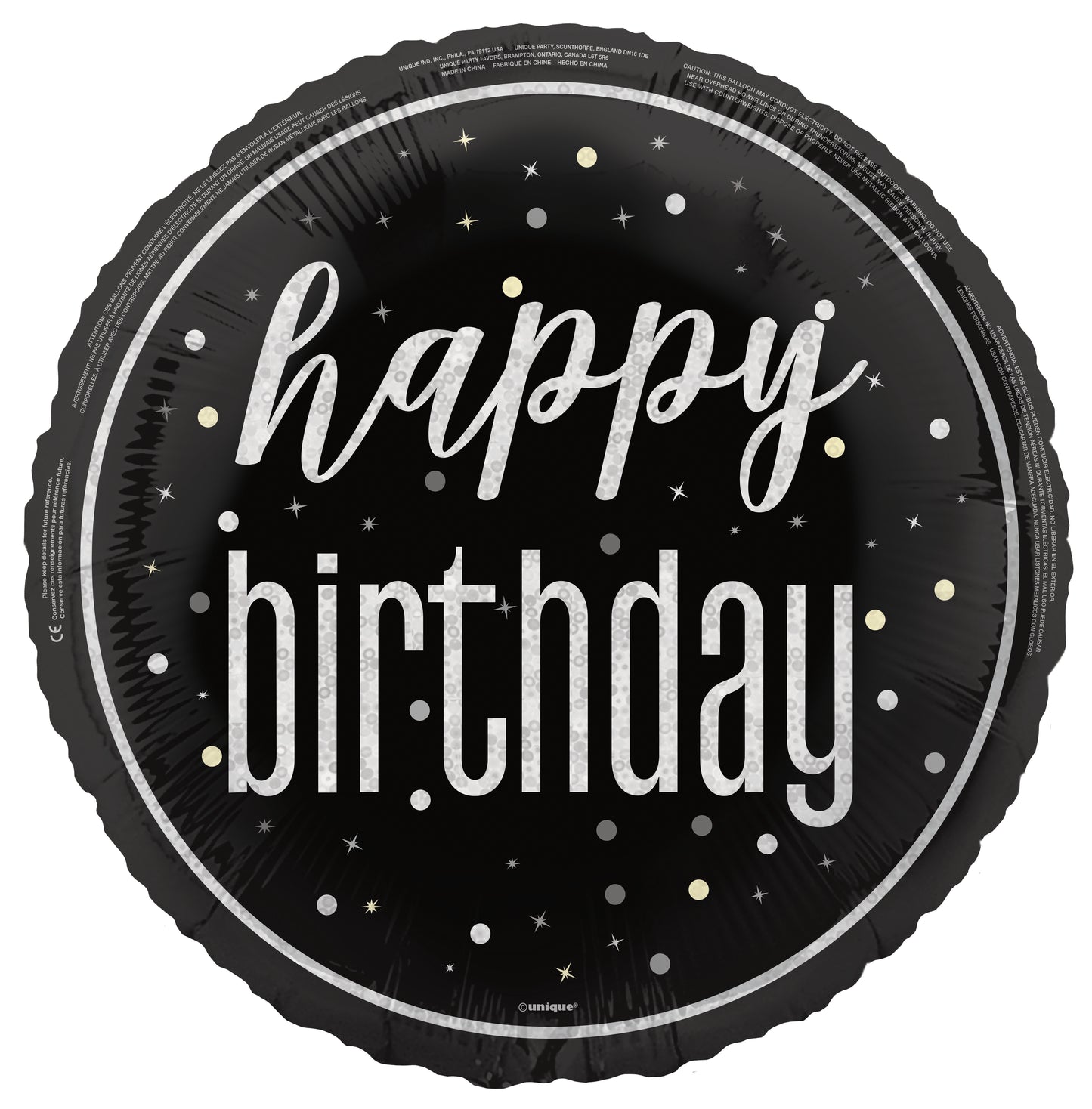 Happy Birthday Foil Balloon 18"