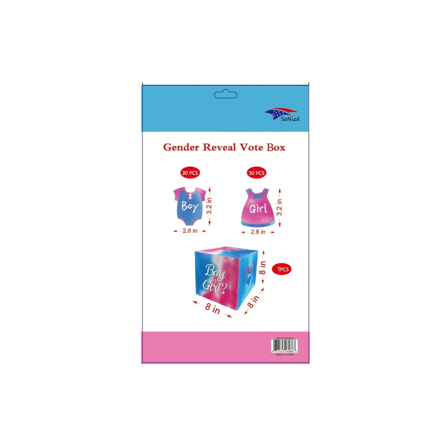 Gender Reveal Vote Box