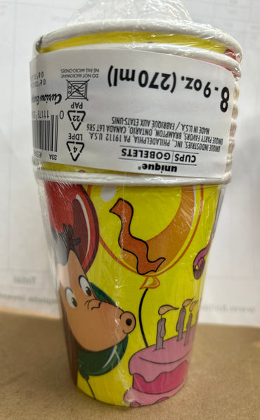 Curious George 9oz cup 8 ct - Tableware (image 2)