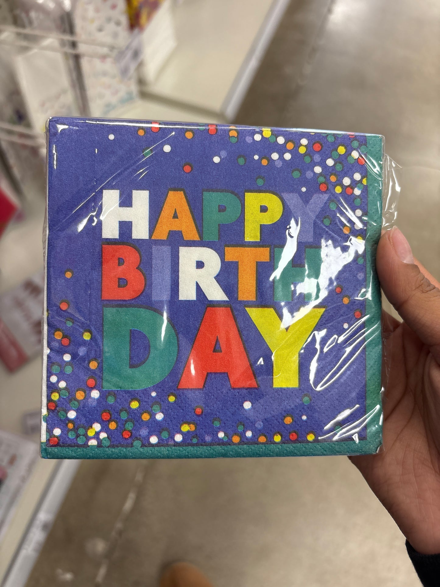 Servilleta Feliz Cumpleaños (pequeña) 16 unidades