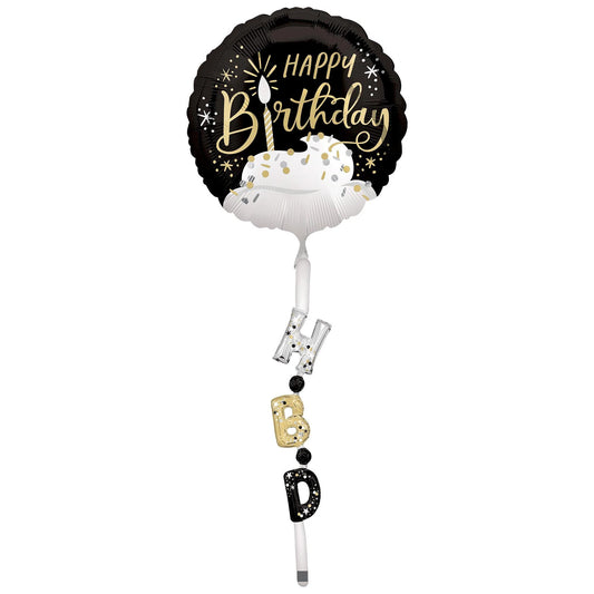 Happy Birthday Foil Balloon 9"