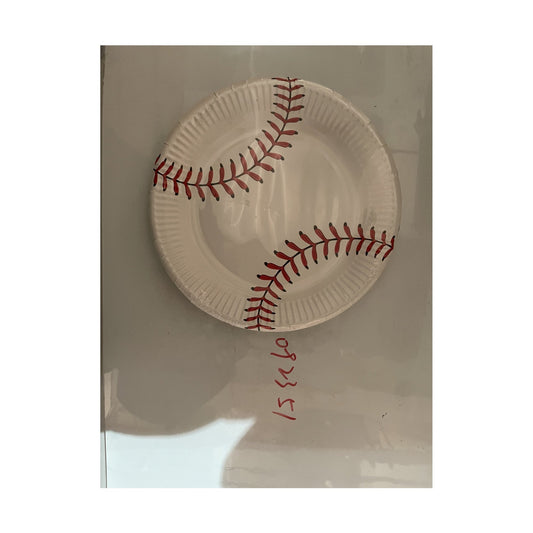 9" Plates Baseball 24ct