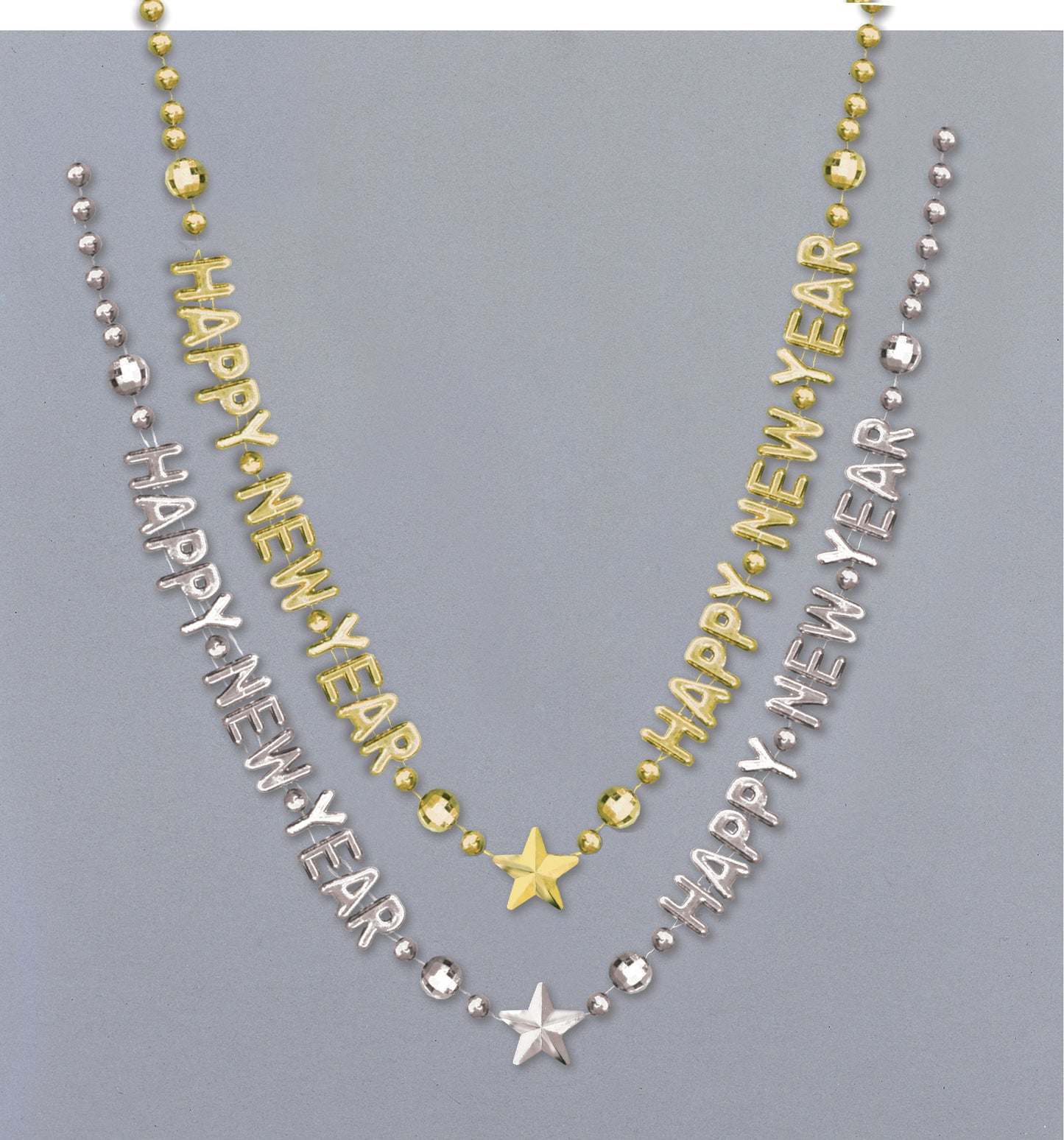 Happy New Year Bead Necklace