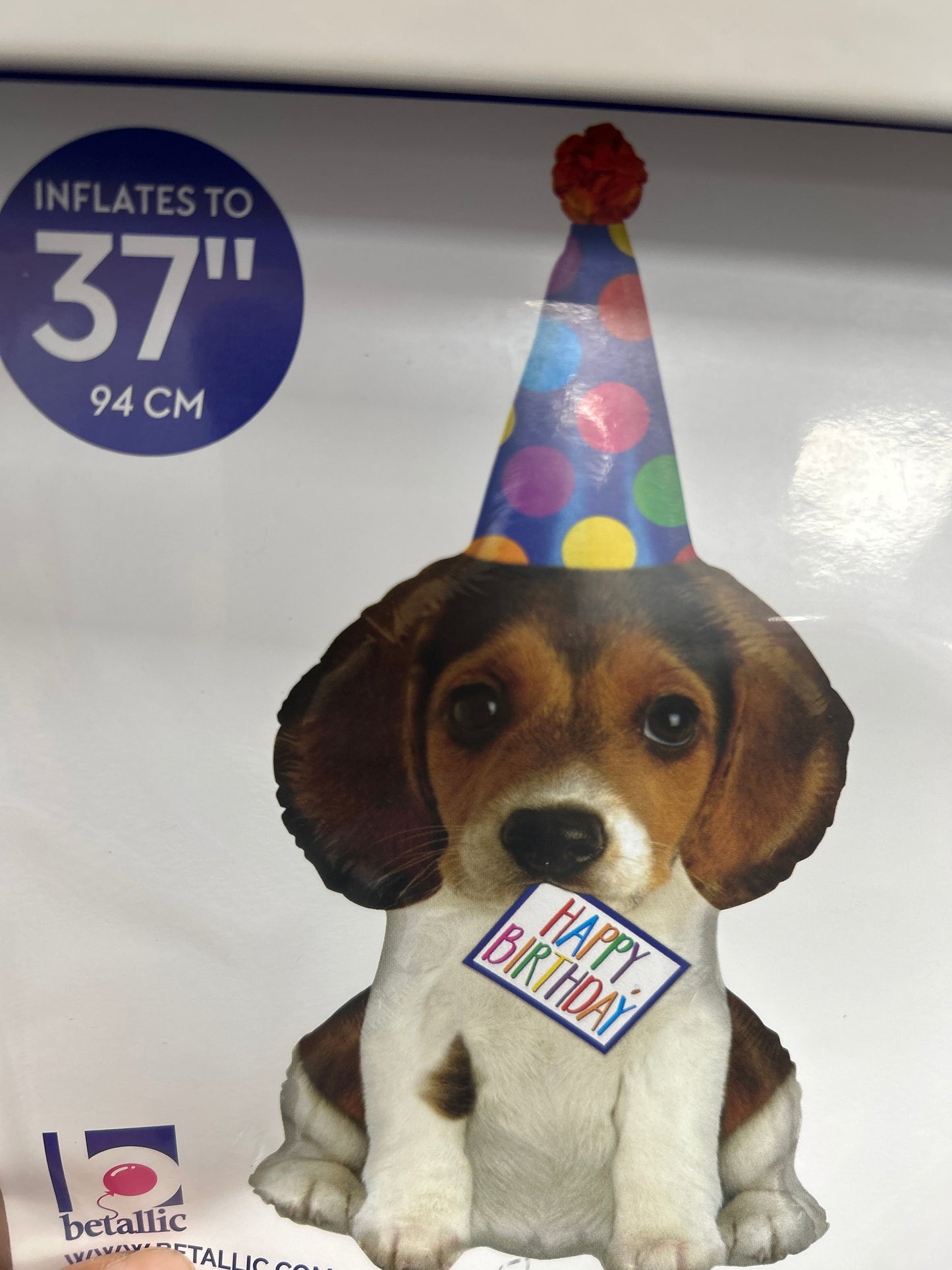 Foil Shape Birthday Puppy