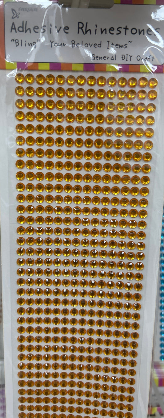 Rhinestone Sheet Gold